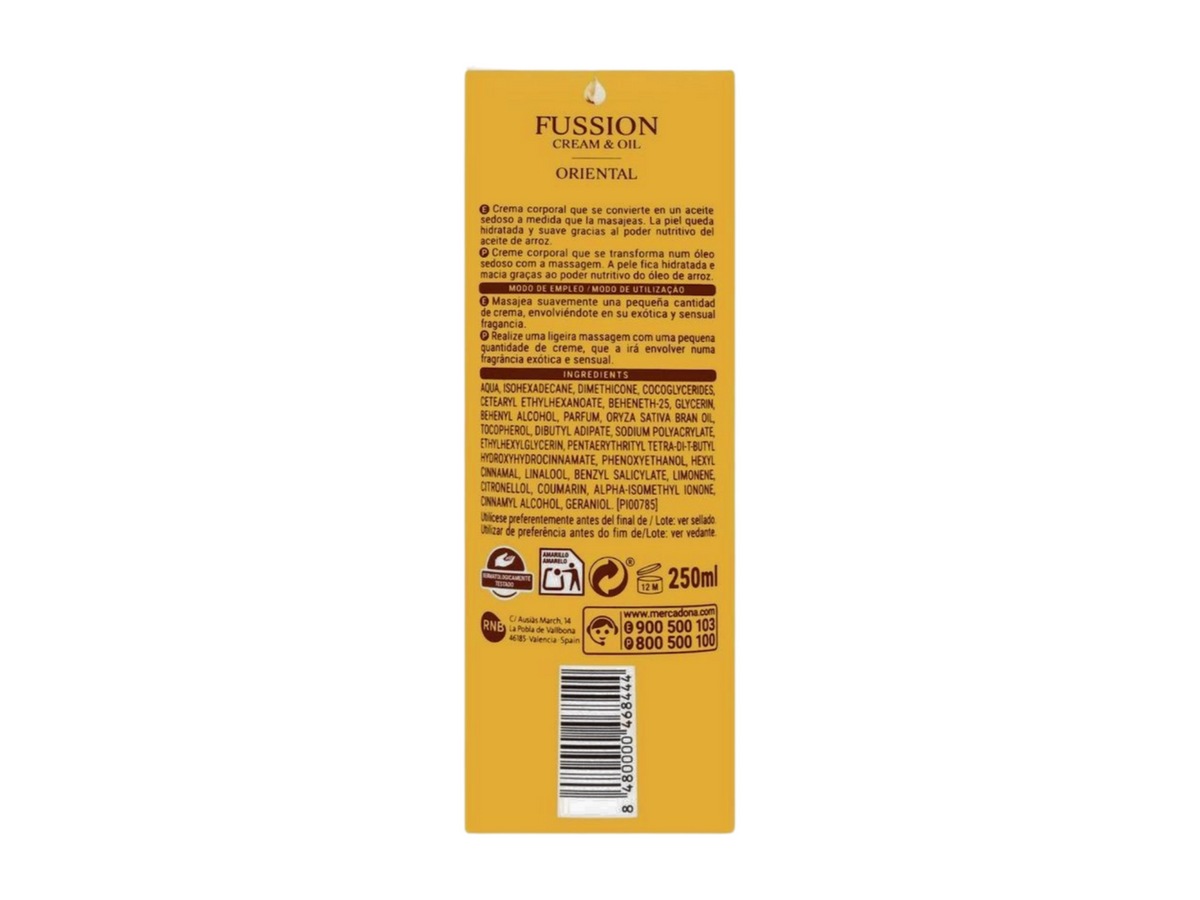 Deliplus Fussion Cream and Oil